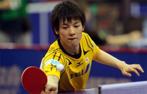 Kenji Matsudaira (JPN), MARCH 27, 2012 - Table Tennis : Kenji Matsudaira of  Japan in action during the LIEBHERR Table Tennis Team World Cup 2012  Championship division group B mens team match